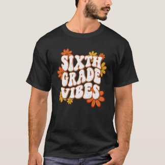 Camiseta Equipe de 6 do Sexto Grau Vibes 1º Dia de Esquo
