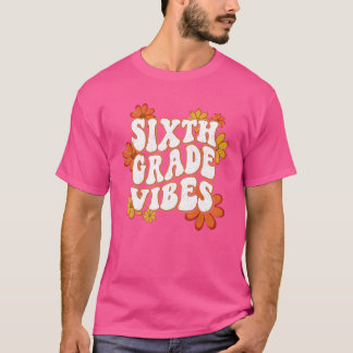 Camiseta Equipe de 6 do Sexto Grau Vibes 1º Dia de Esquo