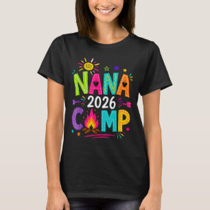 Camiseta Equipe de Acampamento de Férias de Verão da Famíli