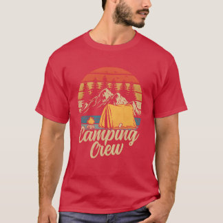 Camiseta Equipe de Acampamento Grupo de Acampamento Corresp