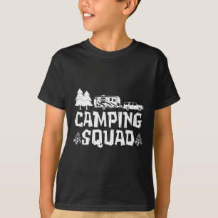 Camiseta Equipe de Acampamento Trailer de 5ª Roda Família F