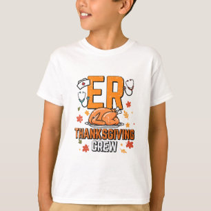 Camiseta Equipe de Ação de Graças do Pronto Socorro Enferme