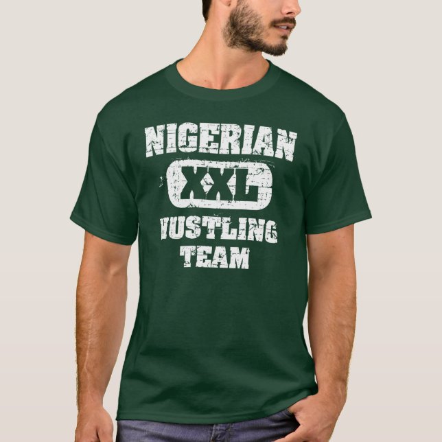 Camiseta Equipe de aceleramento nigeriana (Frente)