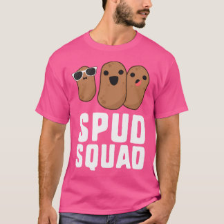 Camiseta Equipe de Amigos de Batata Engraçada no Esquadrão 