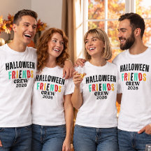 Camiseta Equipe de Amigos do Halloween 2026