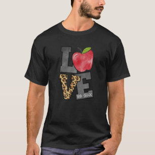 Camiseta Equipe De Amo 3º Grau Da Apple Leopard Da 3ª Class