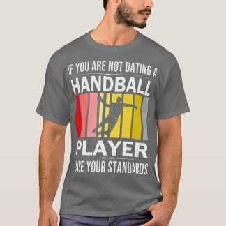 Camiseta Equipe de Andebol do Jogador de Andebol