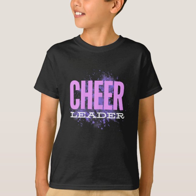 Camiseta Equipe de Animação Competição Diversão Espírito Lí (Frente)