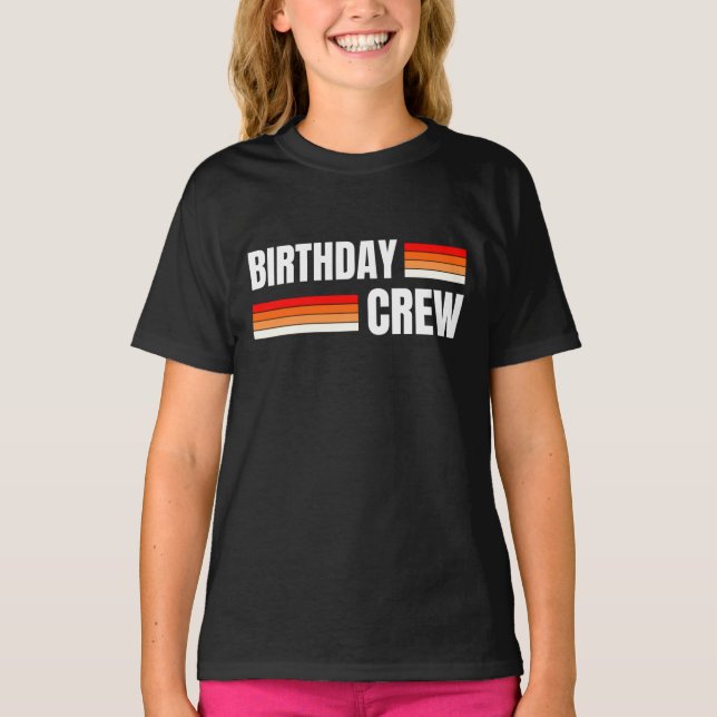 CAMISETA EQUIPE DE ANIVERSÁRIO (Frente)