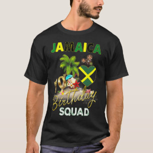 Camiseta Equipe de Aniversário de 70 anos da Jamaica Viagem