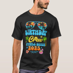Camiseta Equipe de Aniversário de Myrtle Beach Viagem de Cr