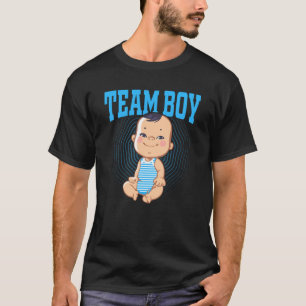 Camiseta Equipe de Anúncio de Gênero - Festa de Bebê Revela