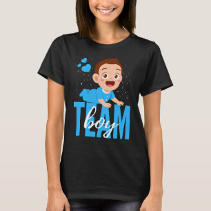Camiseta Equipe de Anúncio de Gênero - Festa de Bebê Revela
