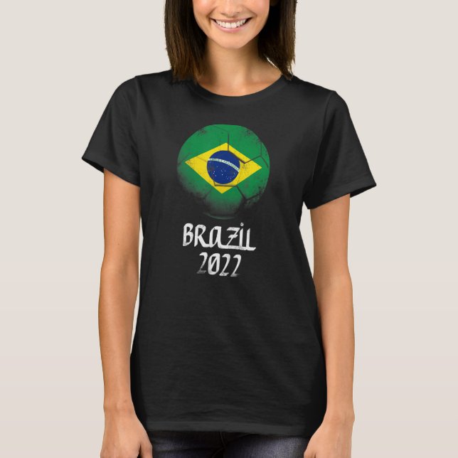 Camiseta Equipe de Apoio à Bandeira do Brasil em 2022 (Frente)