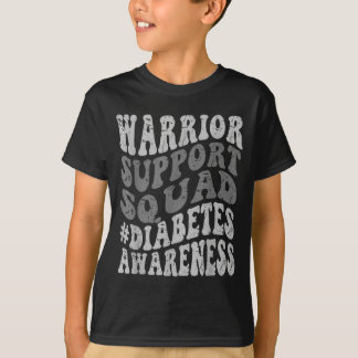 Camiseta Equipe de Apoio à Diabetes Groovy Retro Diabetes