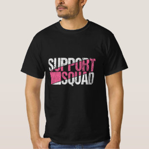 Camiseta Equipe de apoio à família de conscientização do Ca