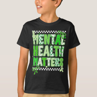 Camiseta Equipe de apoio à saúde mental motivacional pré-pr