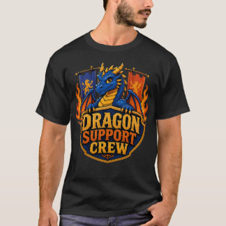 Camiseta Equipe de Apoio ao Dragão Família Correspondente n