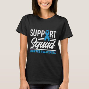 Camiseta Equipe de Apoio ao Guerreiro T1d T2d Conscientizaç