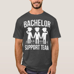 Camiseta Equipe de Apoio ao Solteirão Masculino Festa de De