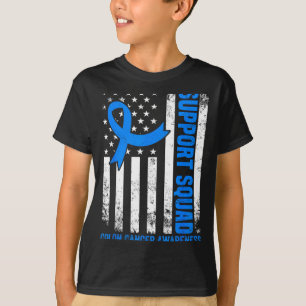 Camiseta Equipe de apoio bandeira americana eua câncer de c