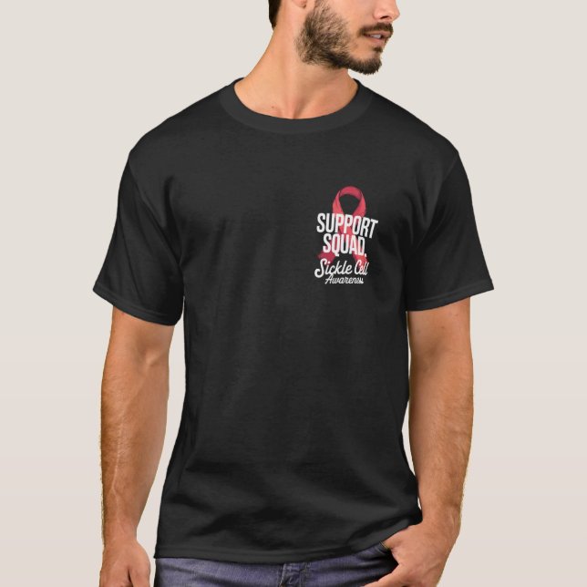 Camiseta Equipe de Apoio Conscientização da Célula Falcifor (Frente)