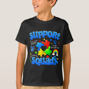 Camiseta Equipe de apoio para mulheres mães professoras adu