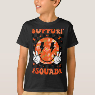 Camiseta Equipe de Apoio Retro Groovy Esclerose Múltipla Or