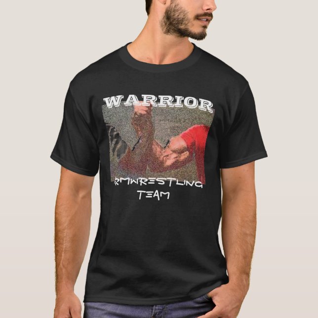 Camiseta Equipe de ArmWrestling do guerreiro (Frente)