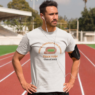 Camiseta Equipe de atletismo Orange Custom Ensino Médio