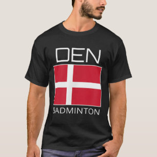 Camiseta Equipe de Badminton da Dinamarca Atleta Dinamarquê