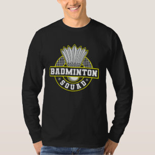 Camiseta Equipe de Badminton Hobby Peteca Jogador de Badmin