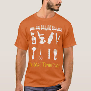 Camiseta equipe de barbeiro a melhor equipe de sempre