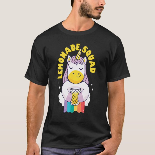 Camiseta Equipe de barraca de limonada empreendedora crianç (Frente)