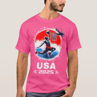 Camiseta Equipe de basquete 2025 Roupa de basquete 2025 Usa
