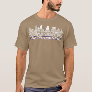 Camiseta Equipe de Basquete de Sacramento Legenda Sempre Sa