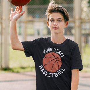 T-shirt infantil de jogador de basquete feminino - TenStickers