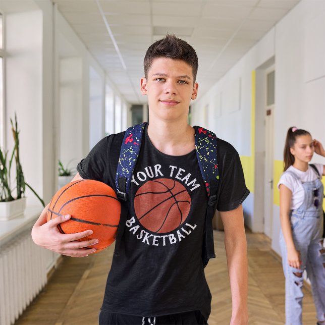 Camiseta Equipe de basquete, nome do jogador e número de Je (Criador carregado)