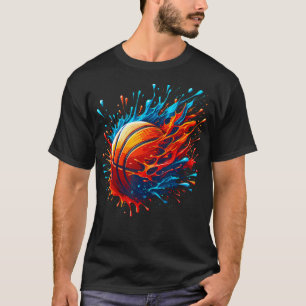 Camiseta Equipe de Basquete Splash Jogador de Basquete Craq
