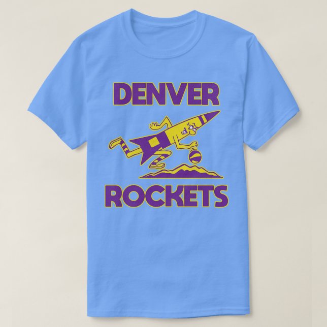 Camiseta Equipe de basquetebol de Denver Rockets com defeit (Frente do Design)