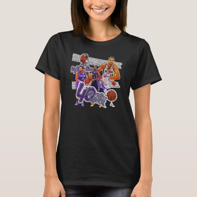 Camiseta Equipe de basquetebol Sacramento Design 1 (Frente)