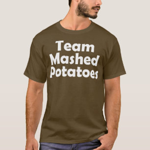 Camiseta Equipe de Batatas amassadas batendo no Dia de Ação