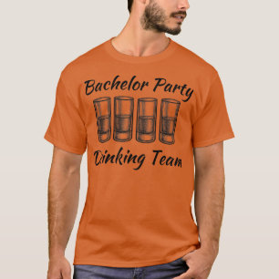 Camiseta Equipe de Bebedeira da Festa de Despedida de Solte
