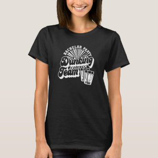 Camiseta Equipe de Bebedores de Festa de Despedida de Solte