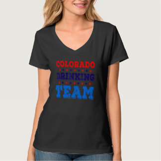 Camiseta Equipe de Bebedores do Colorado Orgulho do Estado 