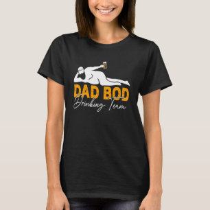 Camiseta Equipe de Bebendo de Bacalhau Pai do Mens Beer Dri