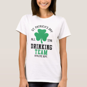 Camiseta Equipe de Bebendo do Dia de Patrick