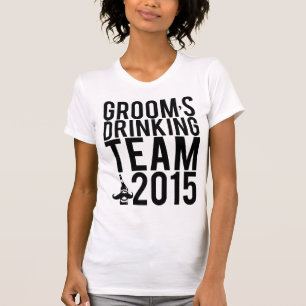 Camiseta Equipe de bebendo do Groom 2015