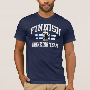 Camiseta Equipe de Bebendo finlandesa