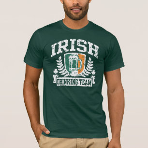Camiseta Equipe de Bebendo irlandesa